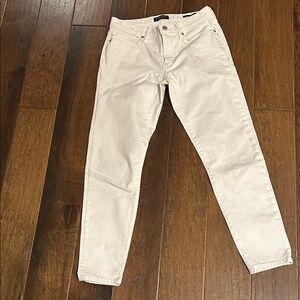 Banana Republic skinny leg off-white jean